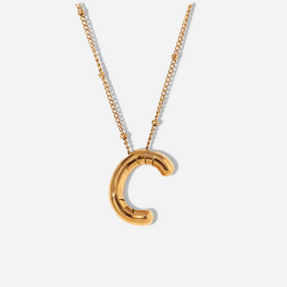 BALLOON INITIAL NECKLACE