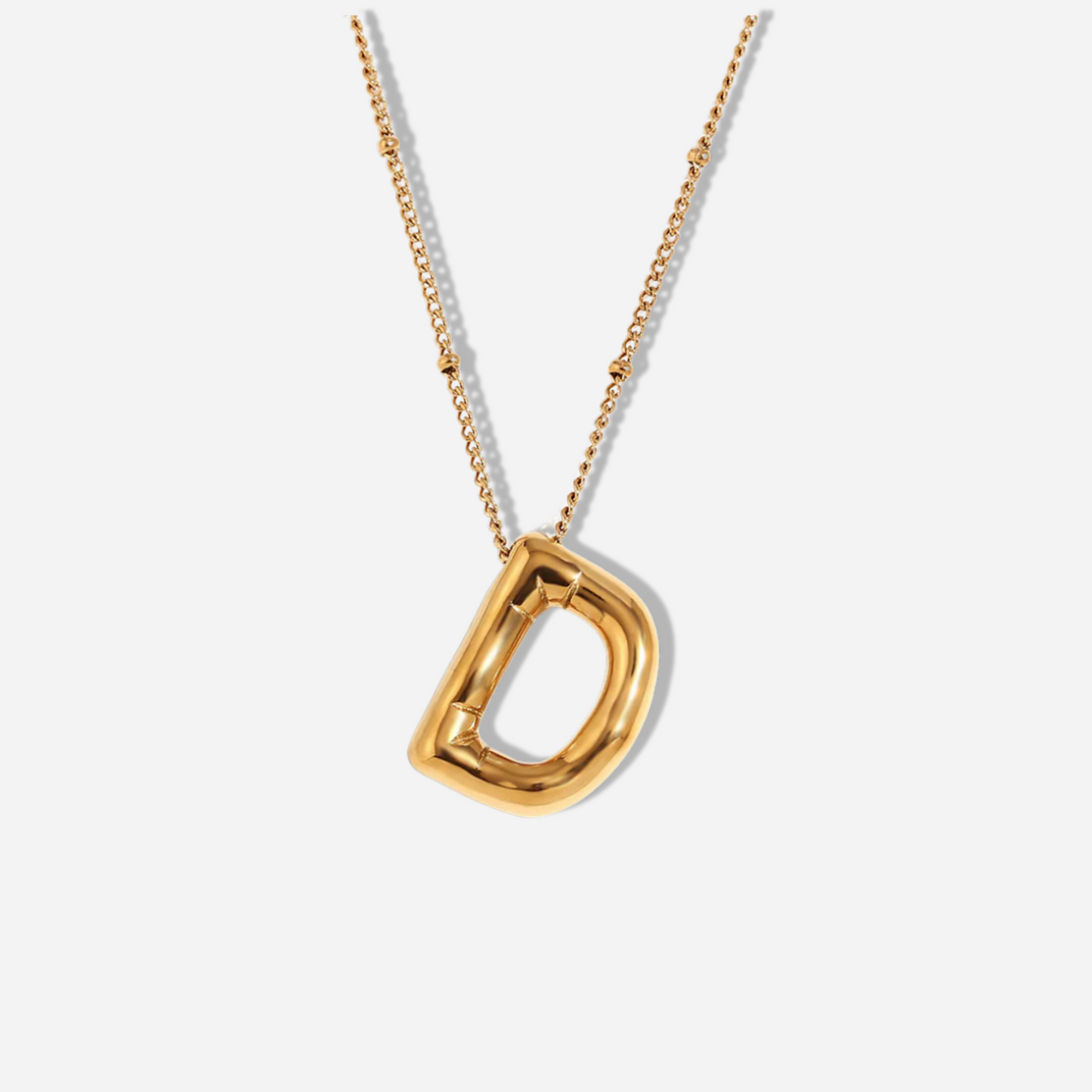 BALLOON INITIAL NECKLACE