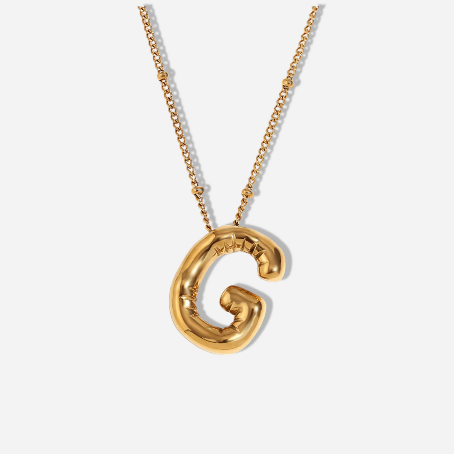 BALLOON INITIAL NECKLACE