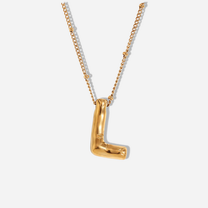 BALLOON INITIAL NECKLACE