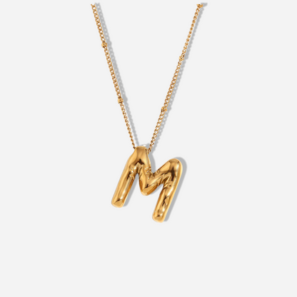 BALLOON INITIAL NECKLACE