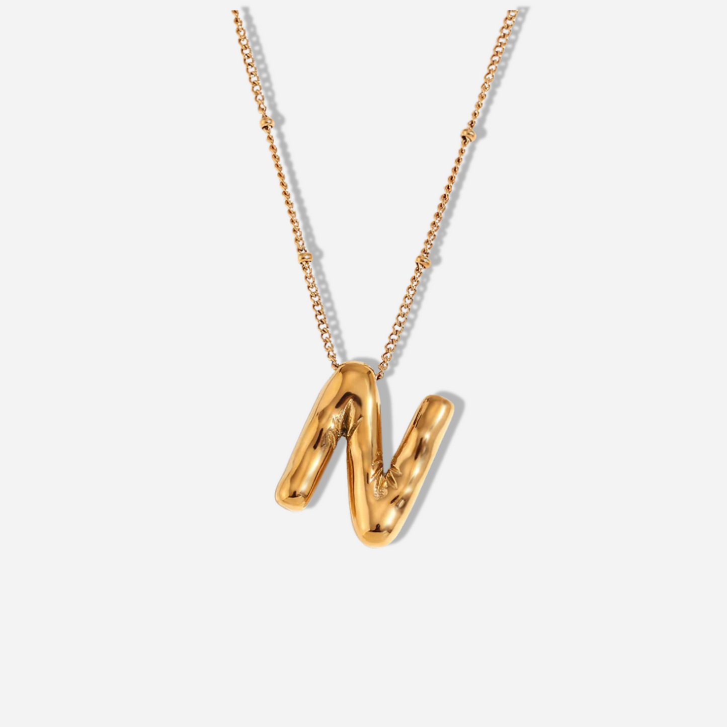 BALLOON INITIAL NECKLACE