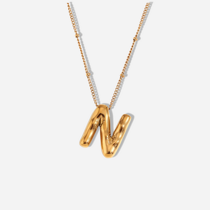 BALLOON INITIAL NECKLACE