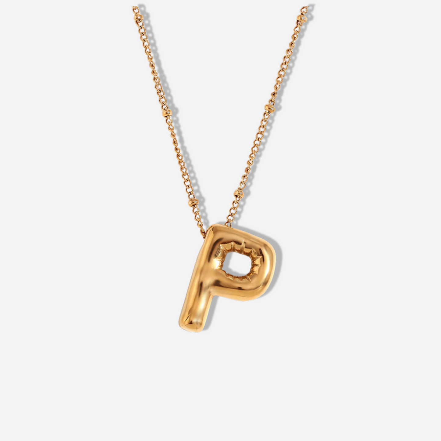 BALLOON INITIAL NECKLACE