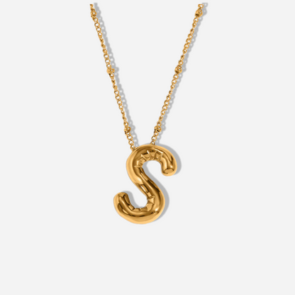 BALLOON INITIAL NECKLACE