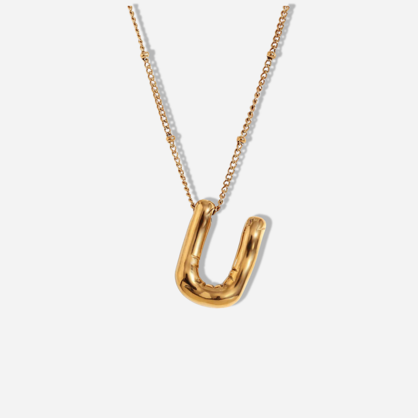 BALLOON INITIAL NECKLACE