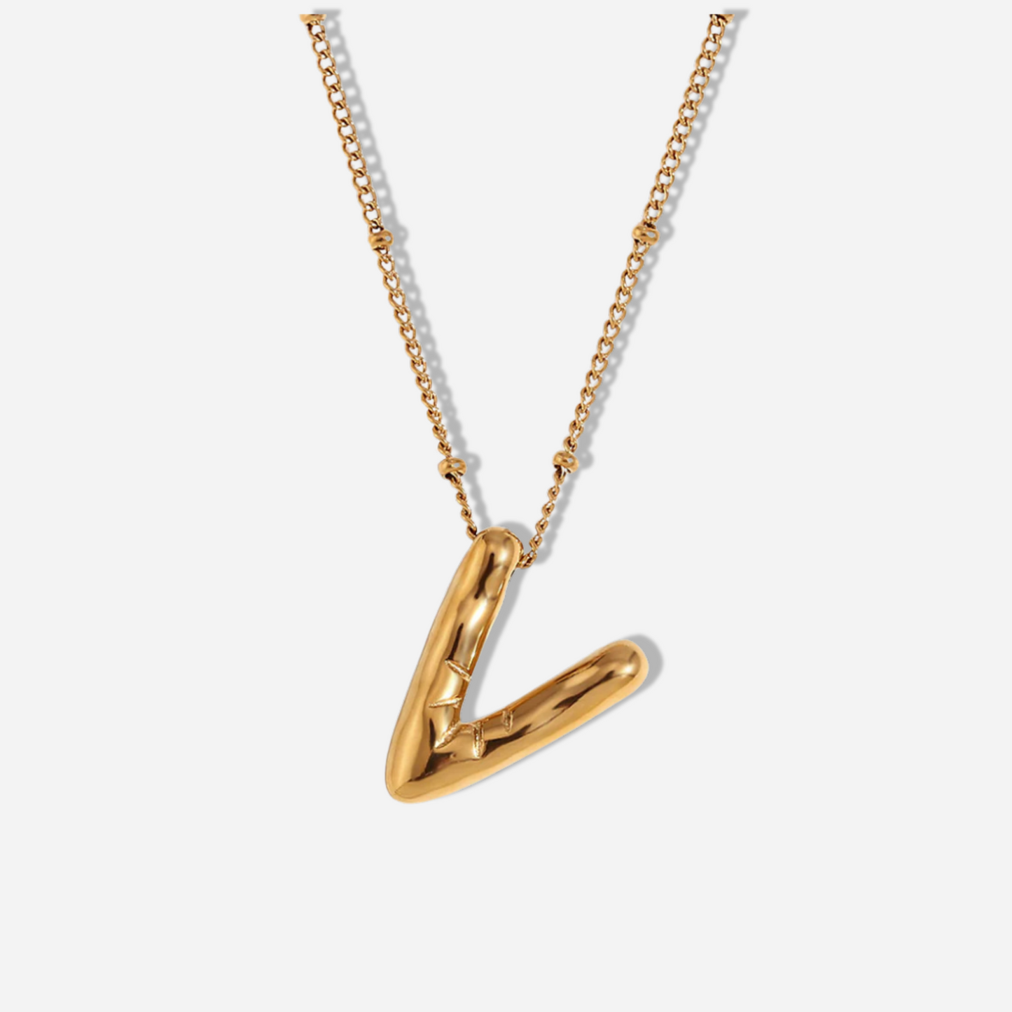 BALLOON INITIAL NECKLACE