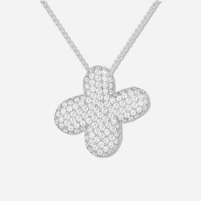 BUBBLE INITIAL DIAMOND NECKLACE