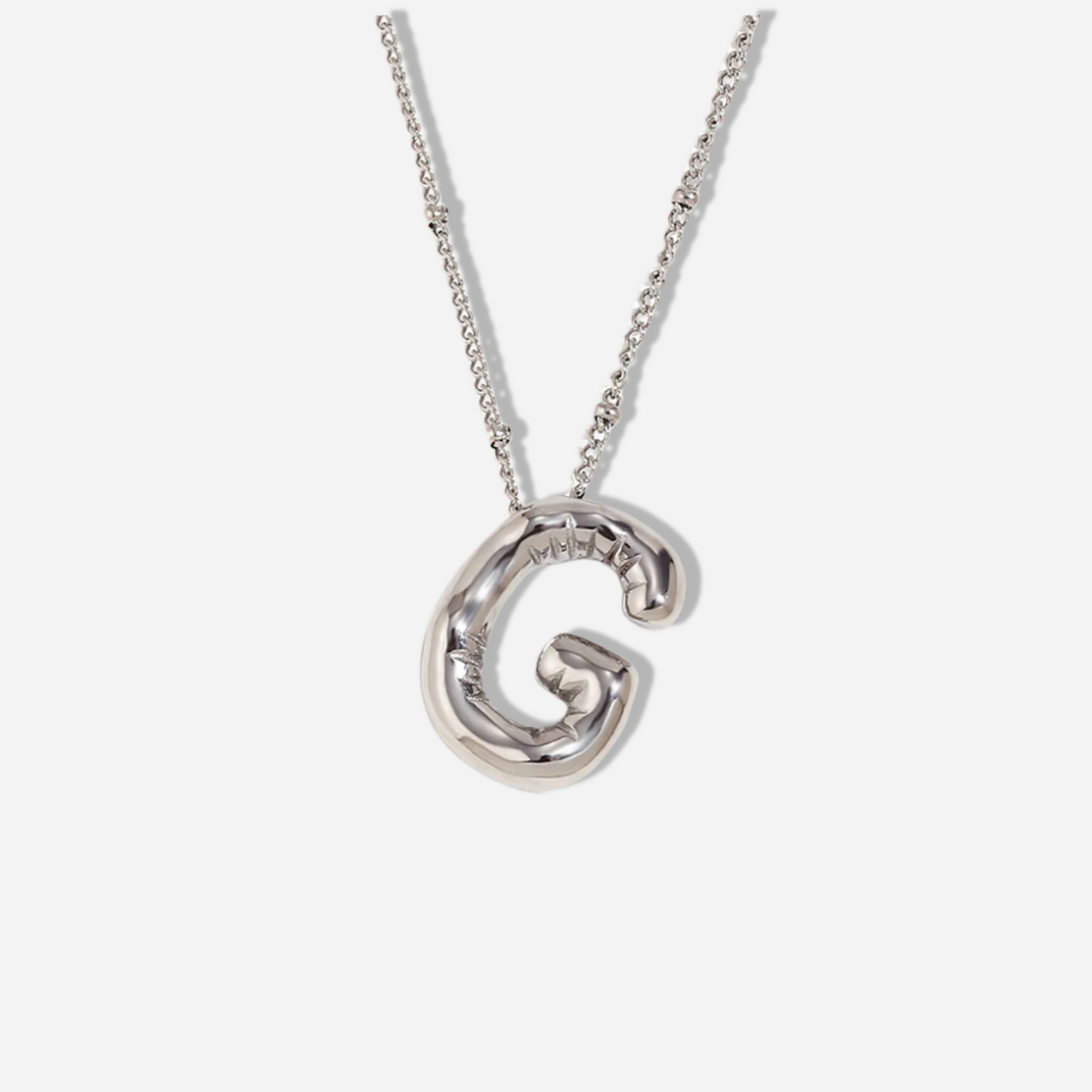 BALLOON INITIAL NECKLACE