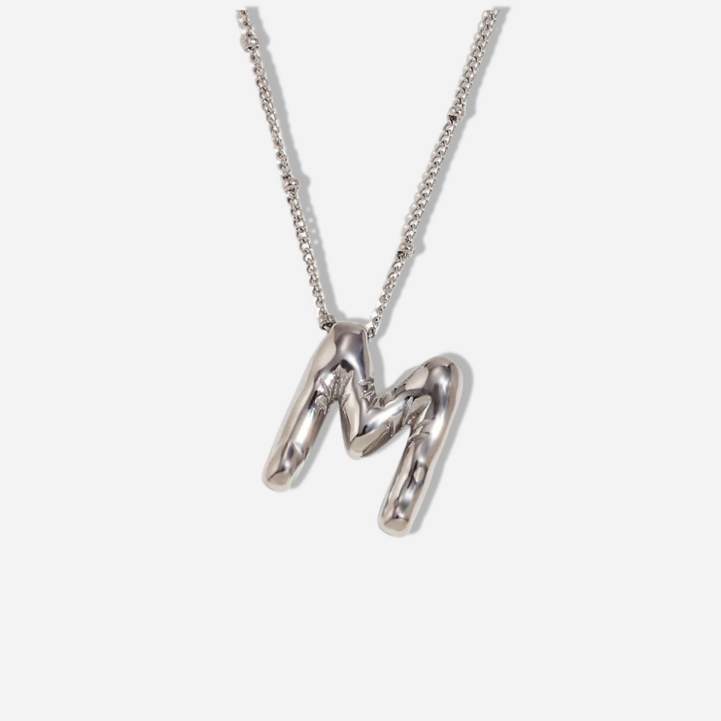 BALLOON INITIAL NECKLACE